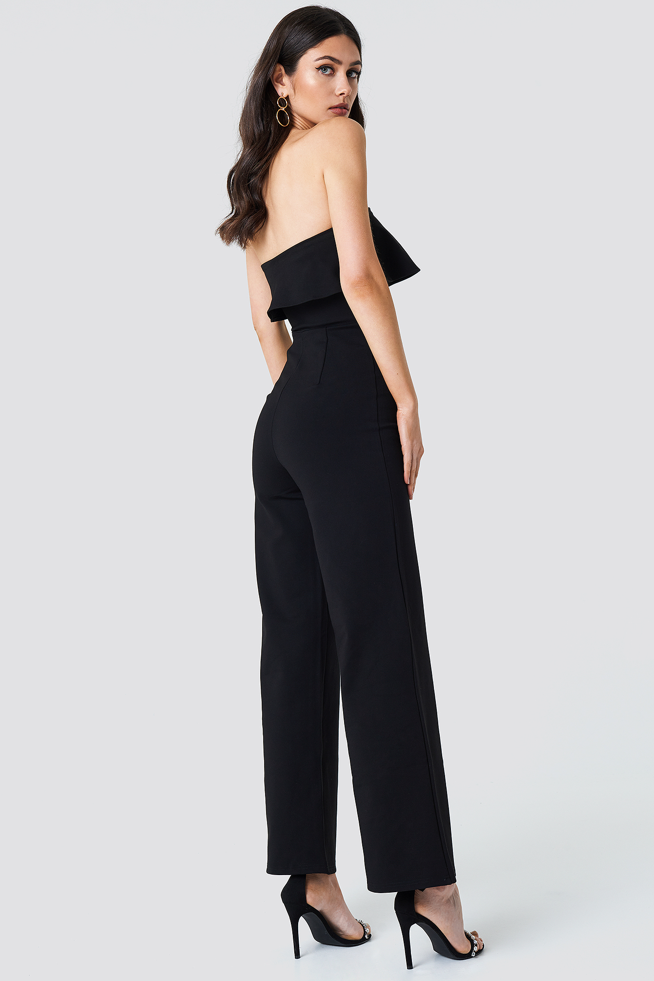 frill bandeau jumpsuit