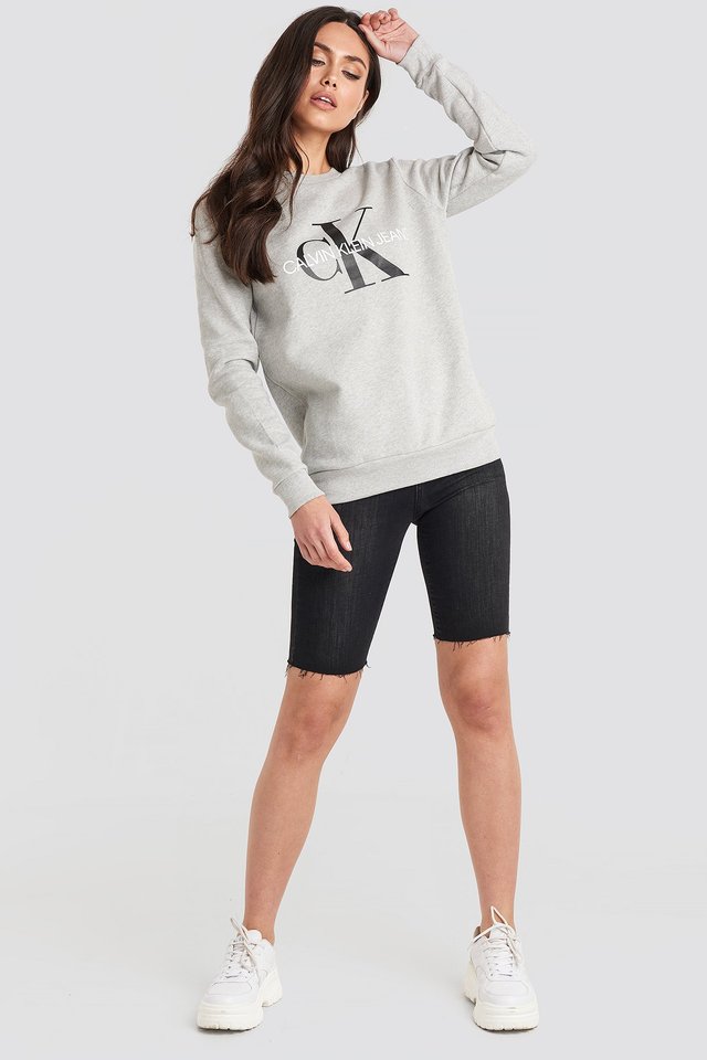 core monogram logo sweatshirt w