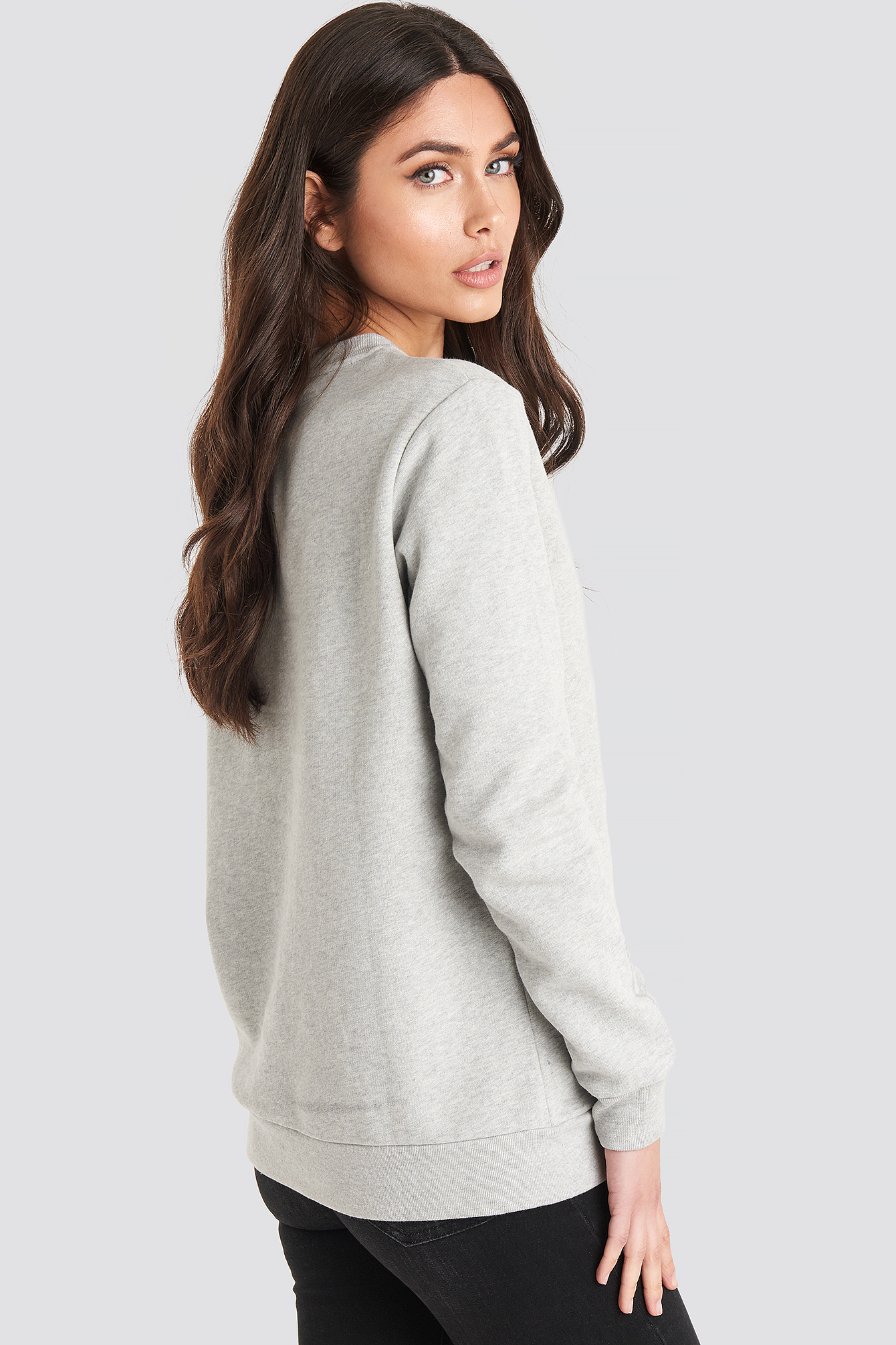 core monogram logo sweatshirt w